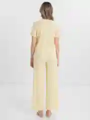 Лимонный домашний комплект: брюки и футболка