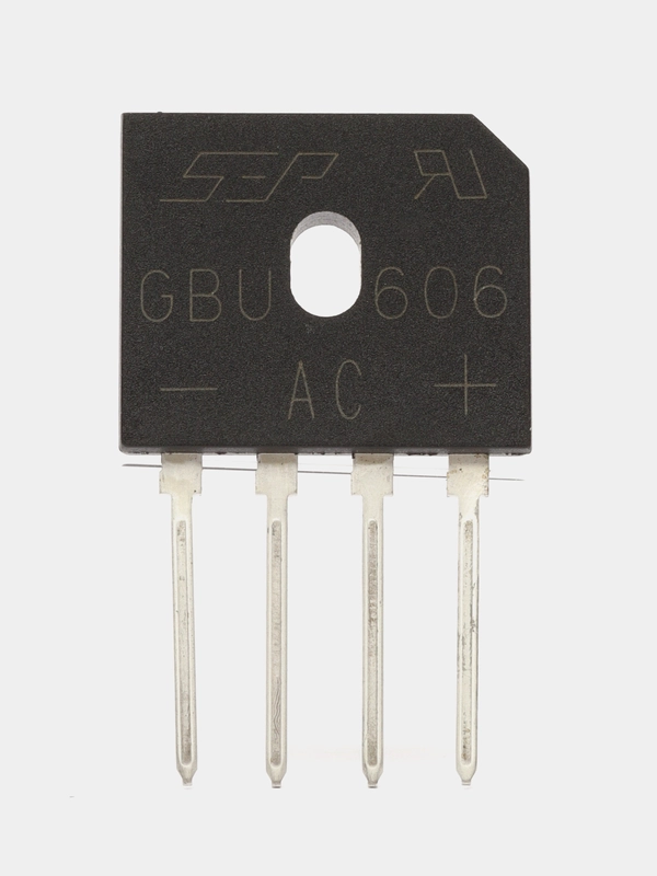 Диодный мост GBU606 6A 600V рядный