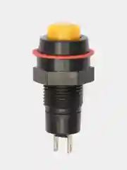 Кнопка DS-213 2A/250VAC без фиксации желтая