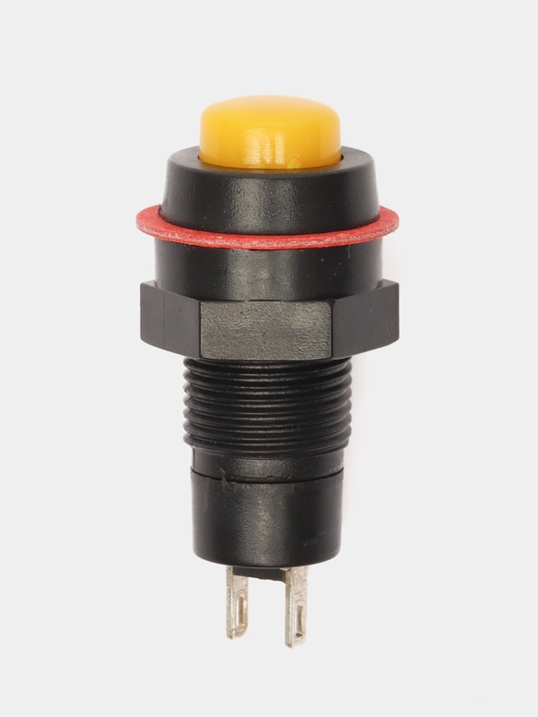 Кнопка DS-213 2A/250VAC без фиксации желтая