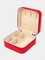 Красный шкатулка для хранения ювелирных украшений