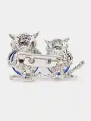 Серый брошь "Сова", оберег от сглаза