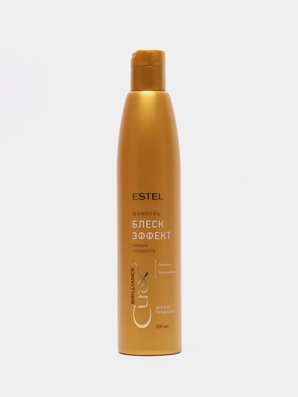 ESTEL CUREX BRILLIANCE Шампунь Блеск-эффект для всех типов волос, 300 мл