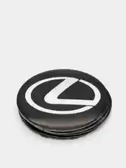 Наклейки на диски, колпаки Lexus сферические, изогнутые, 56 мм, 4 штуки