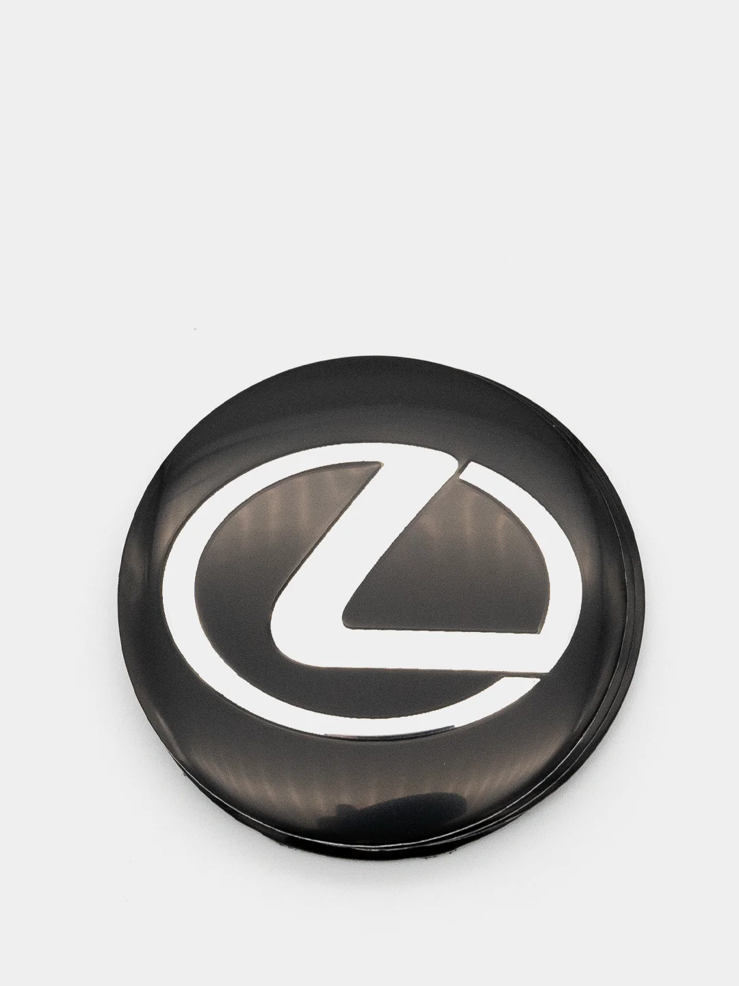 Наклейки на диски, колпаки Lexus сферические, изогнутые, 56 мм, 4 штуки