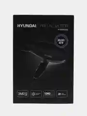 Фен Hyundai H-HDI0750, 2200Вт, черный и черный