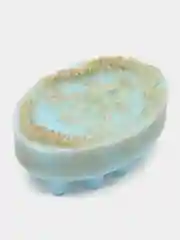 Голубой мыло массажное с люфой