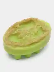 Зеленый мыло массажное с люфой