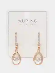 Золотой серьги Xuping гипоаллергенный медицинский сплав