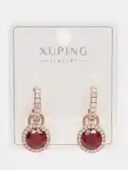 Красный серьги Xuping гипоаллергенный медицинский сплав