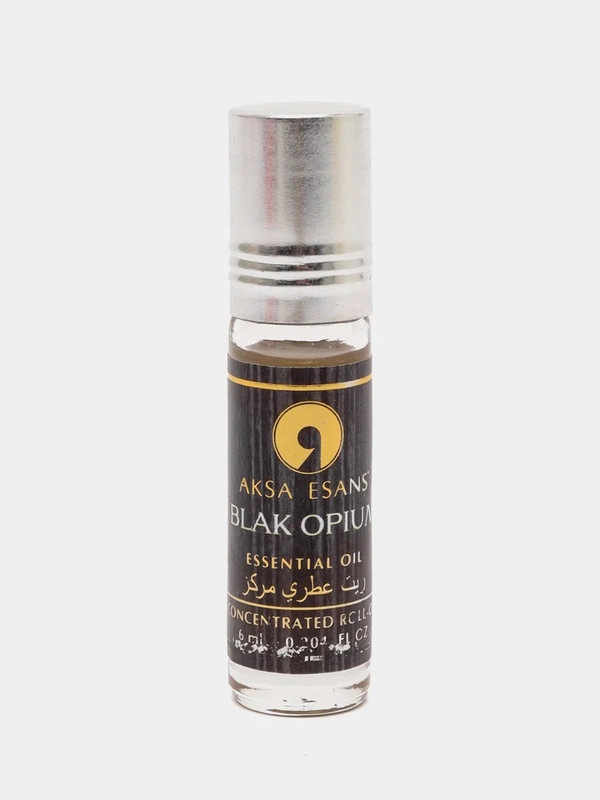 Духи масляные с черным кофе и миндалем, Blak Opium by Aksa Esans, 6 ml