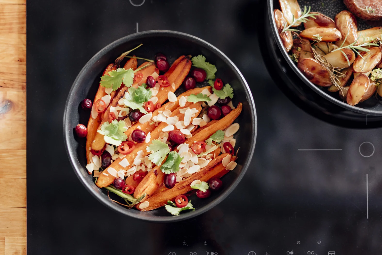 Набор посуды 3 предмета Tefal Ingenio Daily Chef Black: 24/28 см,  для всех типов плит