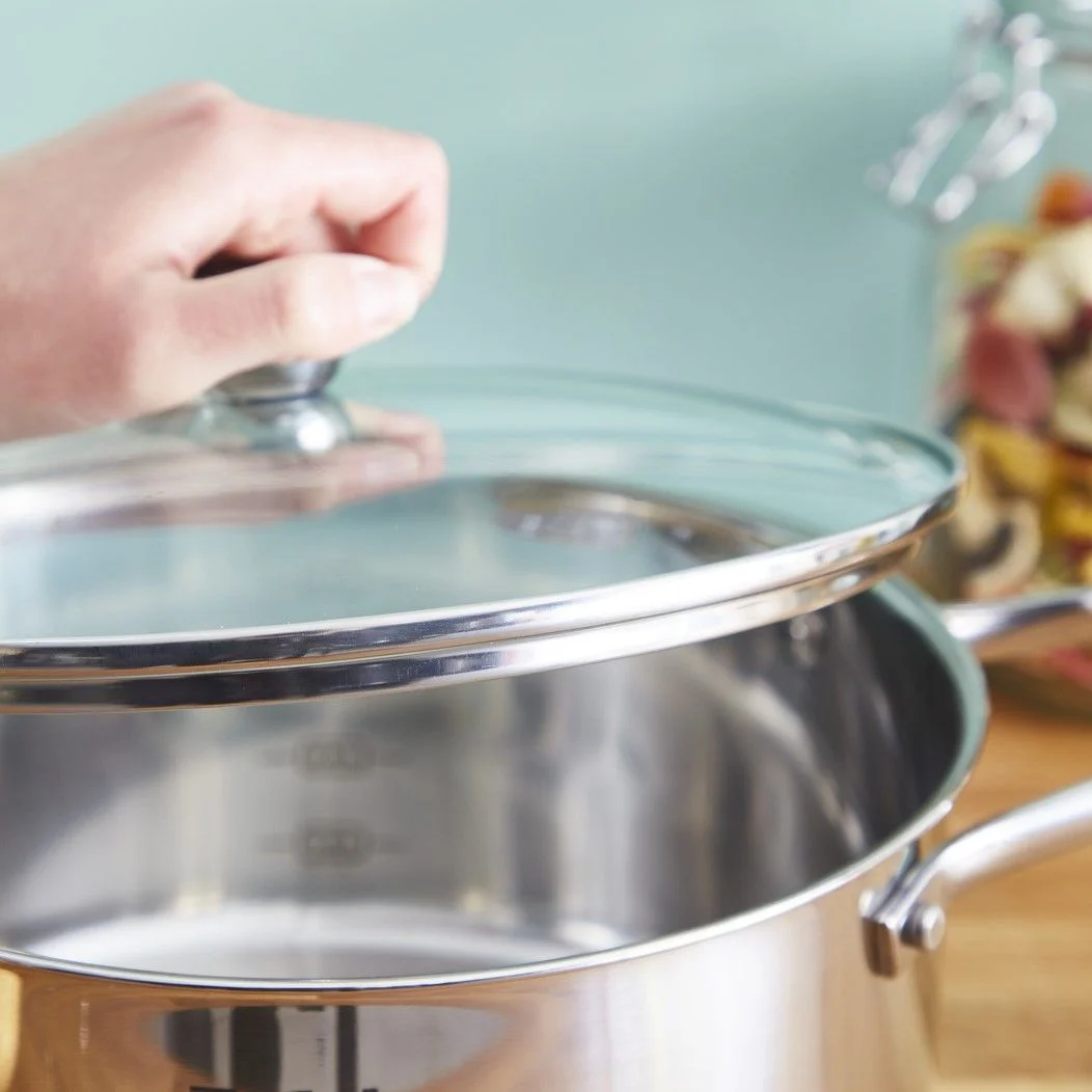 Набор кастрюль 18/20 см + ковш 14 см Tefal Cook Eat с крышками, для всех типов плит
