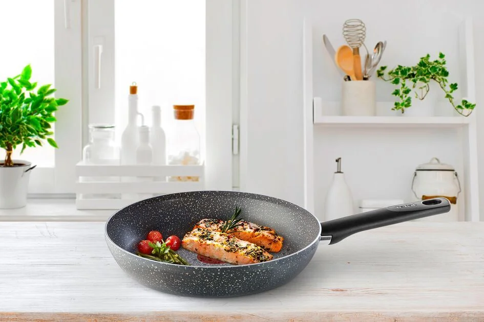 Сковорода Tefal Natural Cook 24, 26, 28 см, глубокая, с индикатором температуры