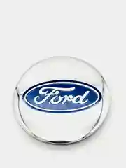 Темно-синий наклейки на диски, колпаки Ford сферические, изогнутые, Форд, 4 штуки
