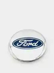 Темно-синий наклейки на диски, колпаки Ford сферические, изогнутые, Форд, 4 штуки