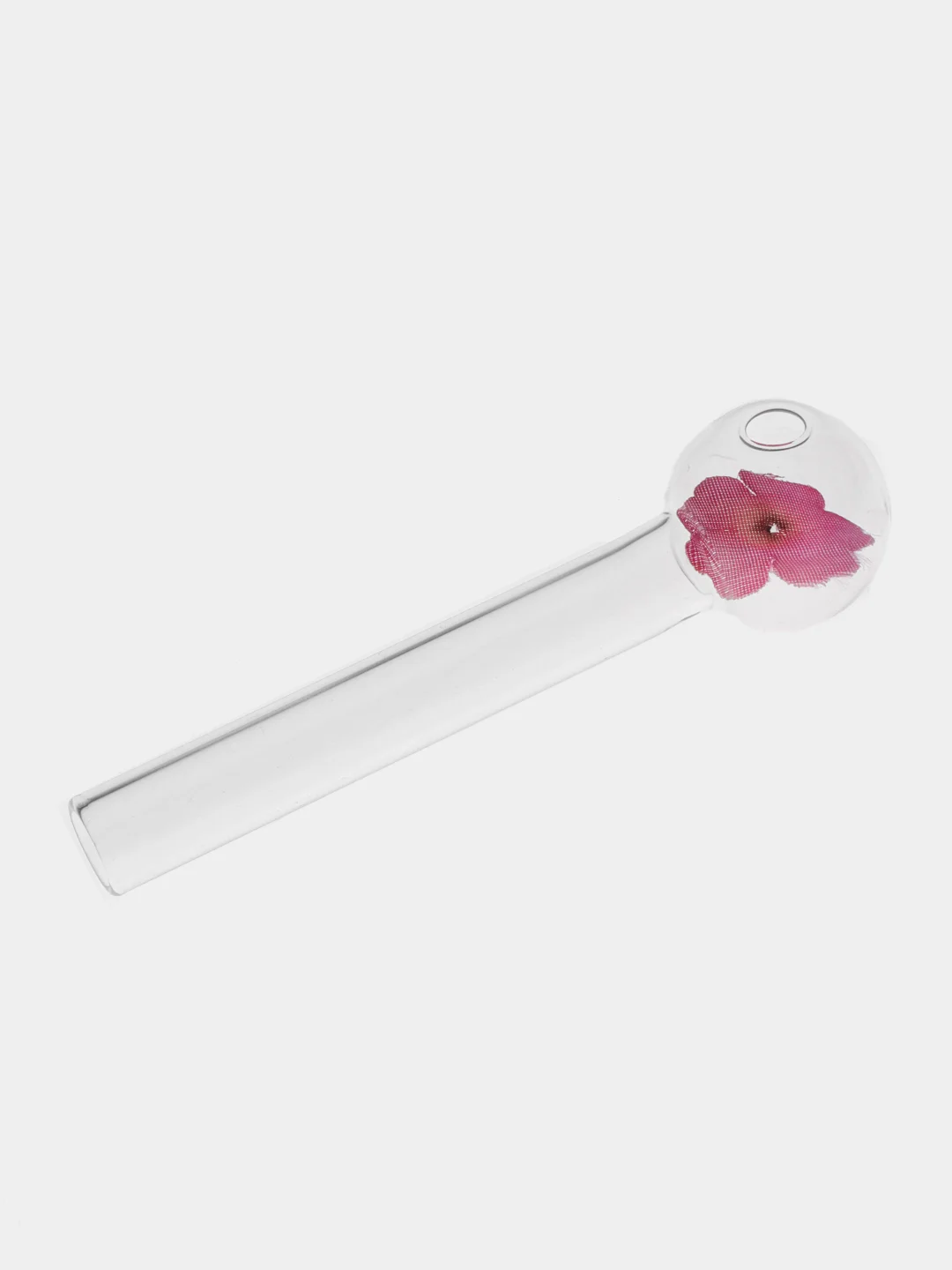 Розовый трубка для курения Happy Valentine Glass Rose, стеклянная