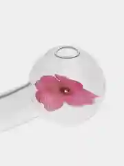 Розовый трубка для курения Happy Valentine Glass Rose, стеклянная