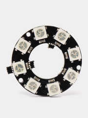 Модуль из 8 RGB светодиодов WS2812 (Кольцо)