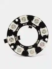 Модуль из 8 RGB светодиодов WS2812 (Кольцо)