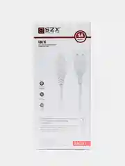 Белый кабель для зарядки SS207, шнур Lightning 5А 1м