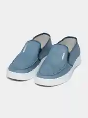 Голубой слипоны женские