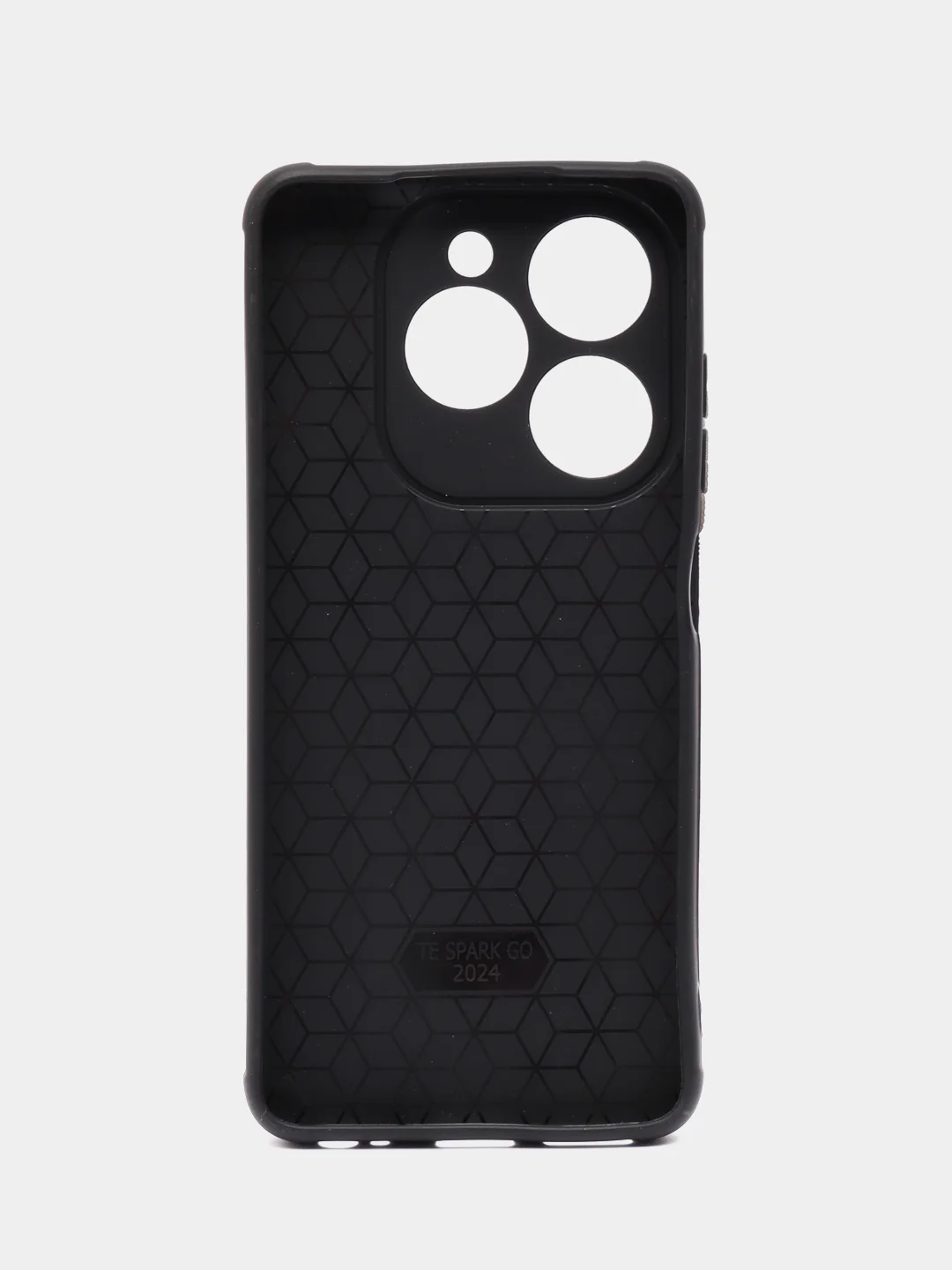 Черный чехол для Tecno Spark GO 2024 / Spark 20 / 20C, Infinix Smart 8, силиконовый, под кожу