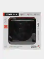 Алый внешний аккумулятор Power Bank 4500 mAh, Powerbank повербанк, с проводами