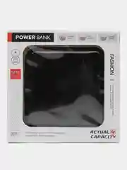 Белый внешний аккумулятор Power Bank 4500 mAh, Powerbank повербанк, с проводами