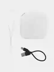 Белый внешний аккумулятор Power Bank 4500 mAh, повербанк компактный