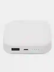 Белый внешний аккумулятор Power Bank 4500 mAh, повербанк компактный