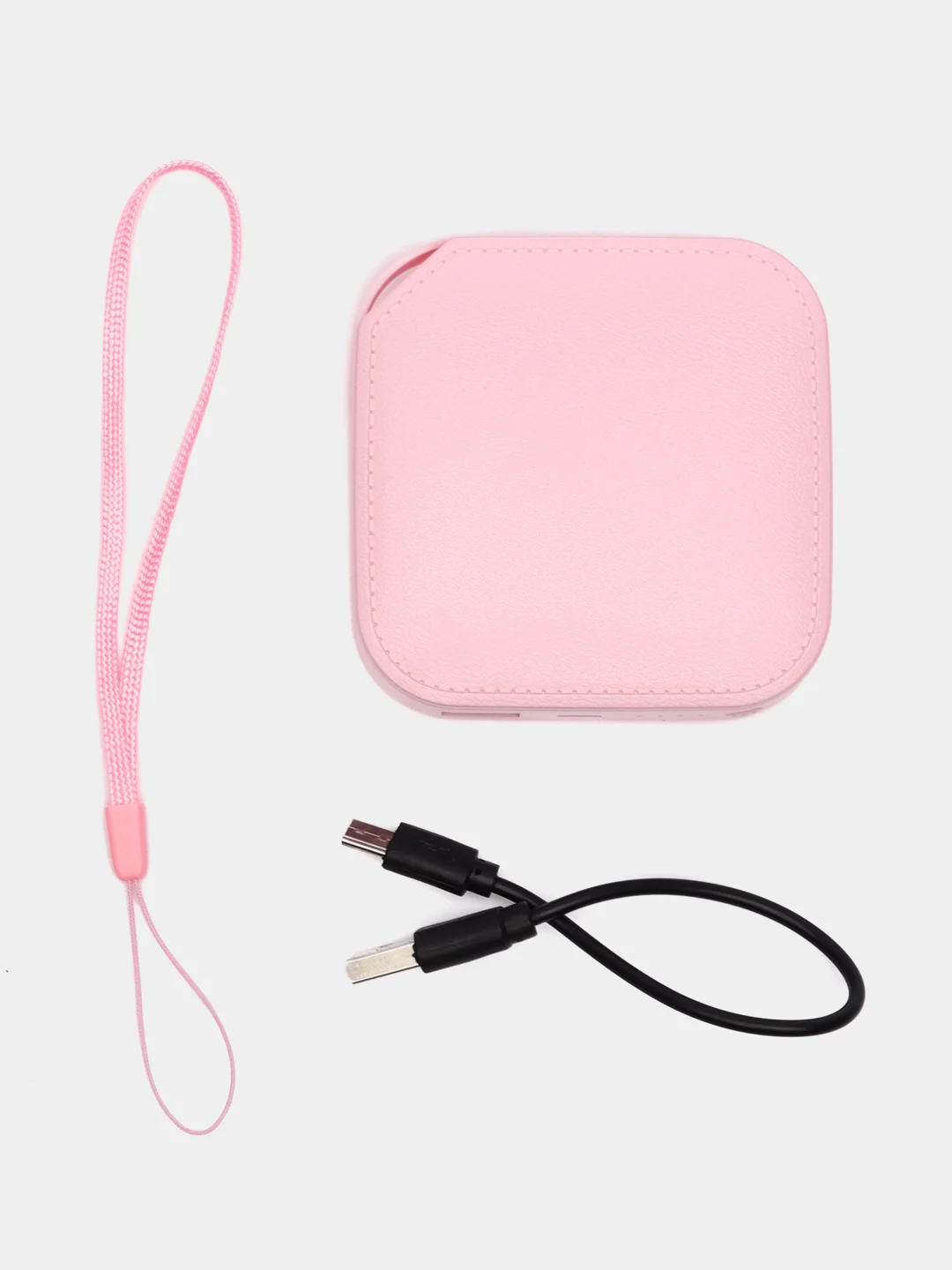 Бирюзовый внешний аккумулятор Power Bank 4500 mAh, повербанк компактный