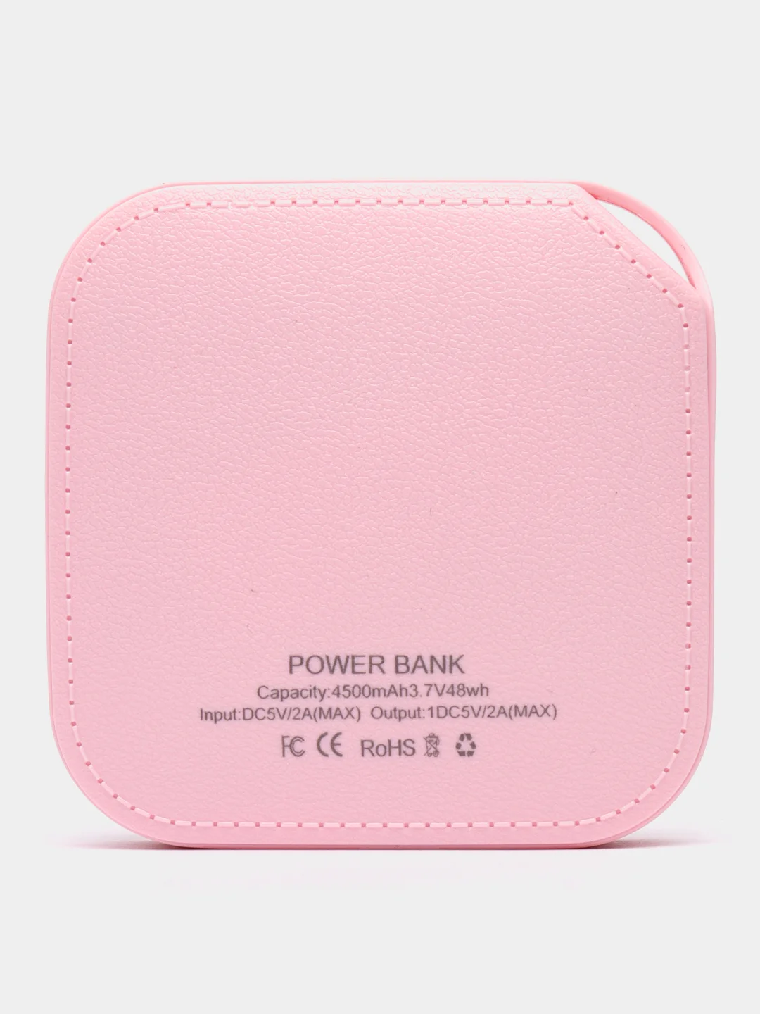 Бирюзовый внешний аккумулятор Power Bank 4500 mAh, повербанк компактный
