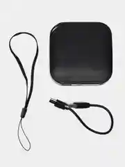 Черный внешний аккумулятор Power Bank 4500 mAh, повербанк компактный