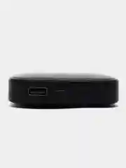 Черный внешний аккумулятор Power Bank 4500 mAh, повербанк компактный