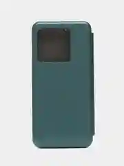 Тёмно-зелёный чехол-книжка для Xiaomi 13 Lite, 13T/13T Pro, Poco C40, M5, X4 Pro, Note 10s, Poco X6 Pro