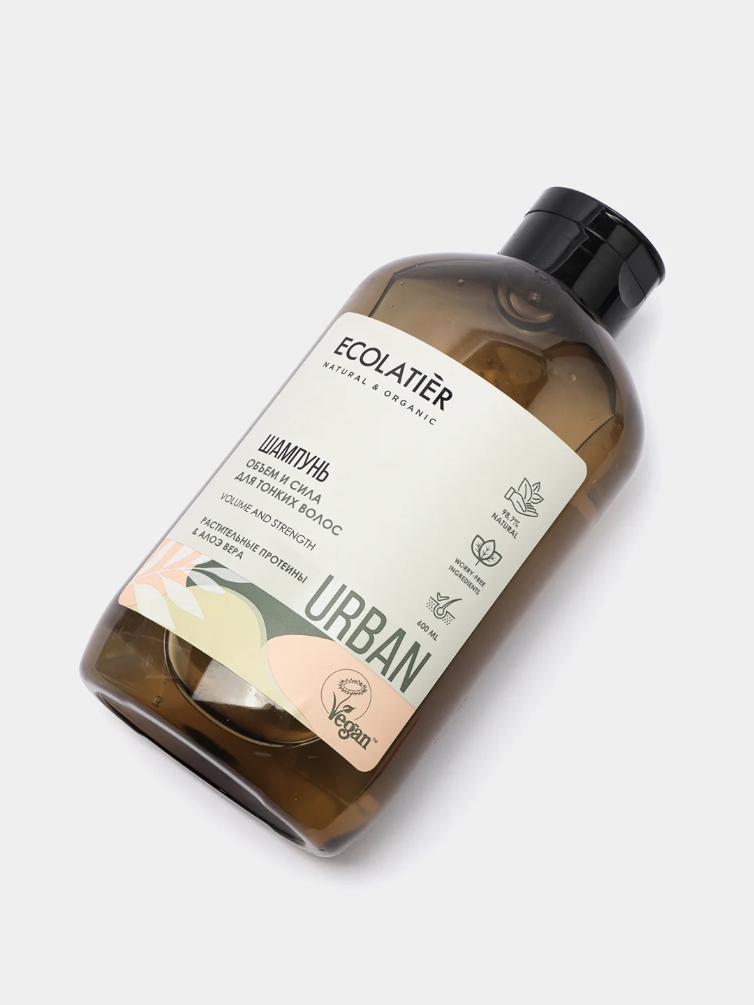 Ecolatier Urban Шампунь Объем и сила для тон. волос растительные протеины и алоэ вера  600