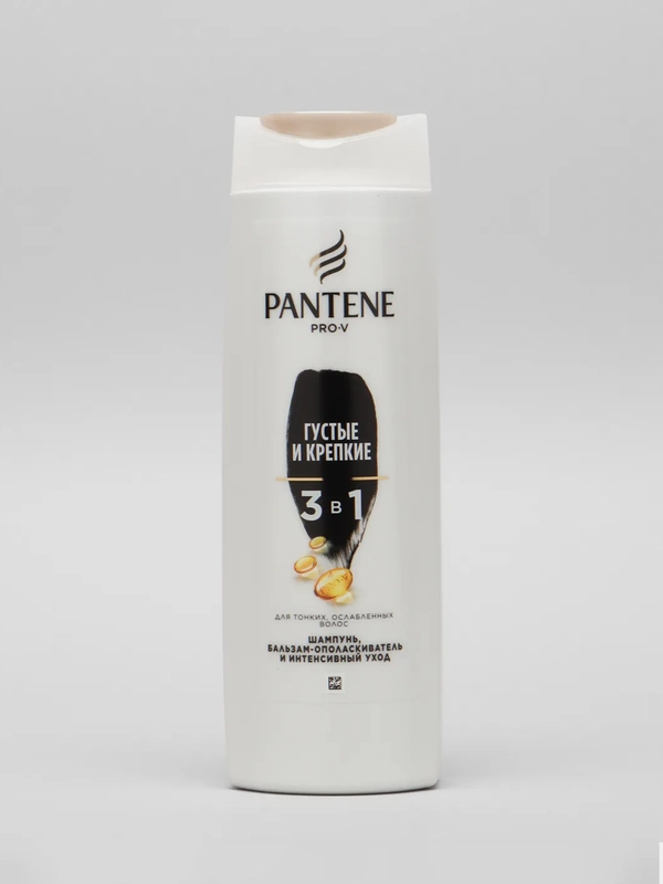 Шампунь 3-в-1 Pantene "Густые и крепкие", 360 мл