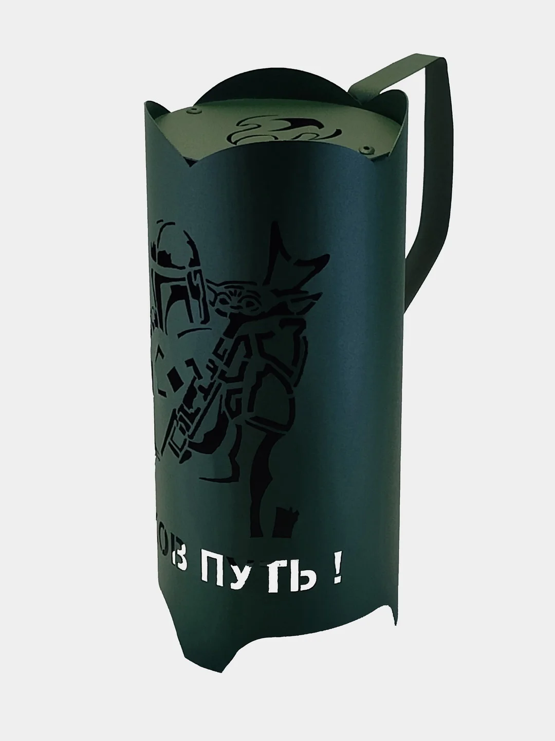 Зеленый колпак для кальяна FIRE BOWLE "Мандалорец"