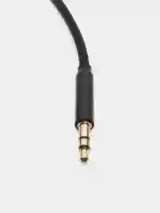 Черный аудиокабель 3.5 мм AUX - Type-C, аудио переходник More Choice UK24a