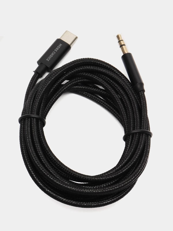 Аудиокабель 3.5 мм AUX - Type-C, аудио переходник More Choice UK24a
