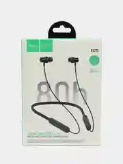 Черный bluetooth-наушники вакуумные с дугой hoco ES70, спортивные наушники 80 ЧАСОВ В РАБОТЕ