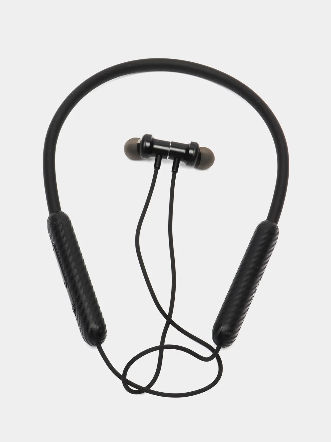 Черный bluetooth-наушники вакуумные с дугой hoco ES70, спортивные наушники 80 ЧАСОВ В РАБОТЕ