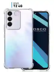 Противоударный чехол для Vivo T2 4G силиконовый ROSCO с усиленными углами и защитой камер