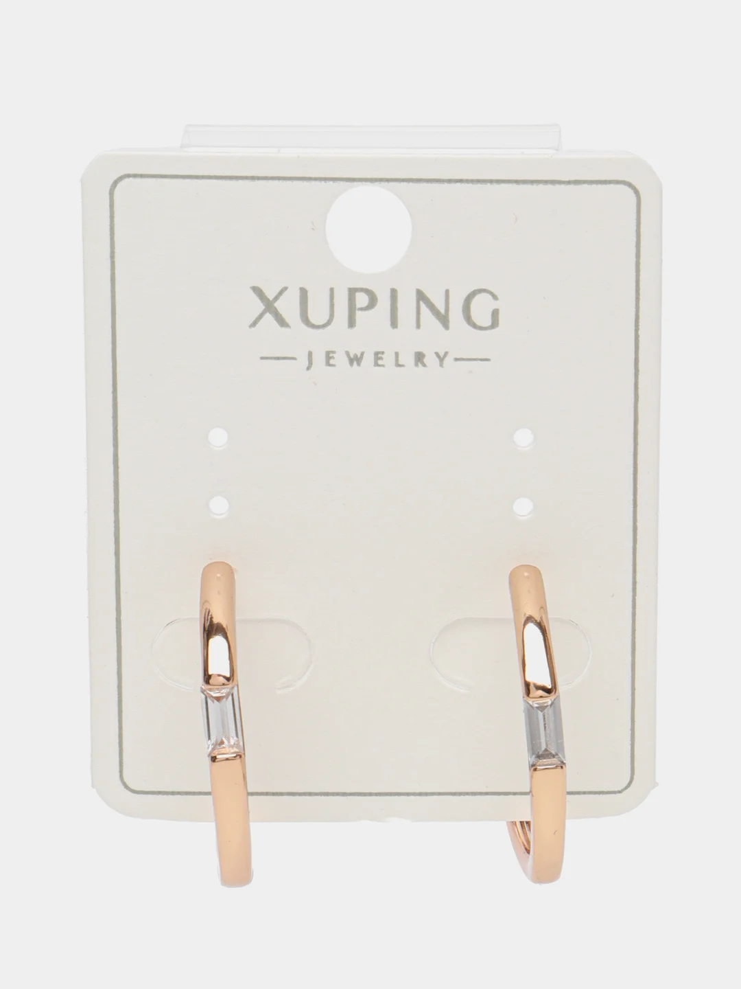 Золотой серьги XUPING гипоаллергенный медицинский сплав