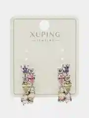 Разноцветный серьги Xuping, гипоаллергенные, медицинский сплав