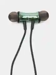 Тёмно-зелёный беспроводные наушники ДЛЯ СПОРТА Hoco ES64, вакуумные, BLUETOOTH
