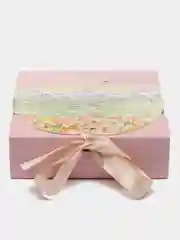 Розовый коробка подарочная для девушки, с лентой в комплекте