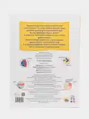 Книга детская картонная с окошками "Тело человека" 225х300 мм. 10 стр. Проф-Пресс