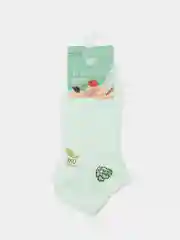 Бирюзовый женские короткие носки